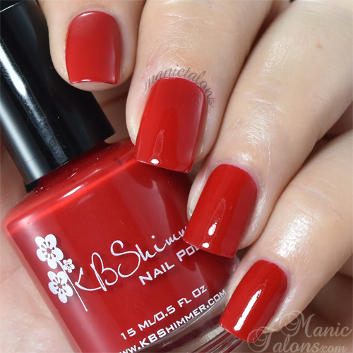 KBShimmer Chilly Pepper Swatch