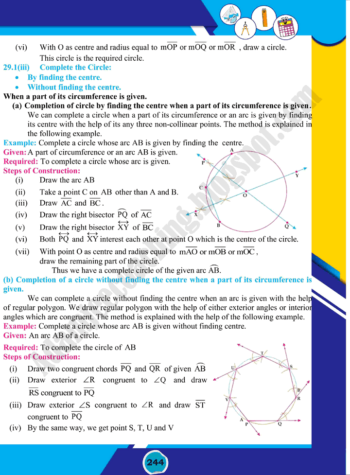 practical-geometry-circles-mathematics-class-10th-text-book