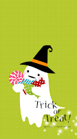 ハロウィンのおしゃれでシンプルかわいいイラストスマホ壁紙/ホーム画面/ロック画面