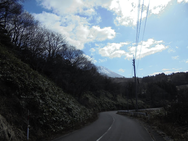 大山の稜線が美しい