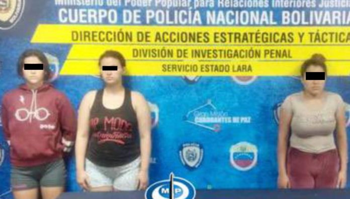 Autoridades detienen a tres mujeres por prostitución infantil