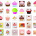 Dibujos de Cupcakes. 