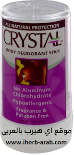 مزيل العرق للجسم Crystal Body Deodorant, Roll-On Body Deodorant, 2.25 fl oz (66 ml)