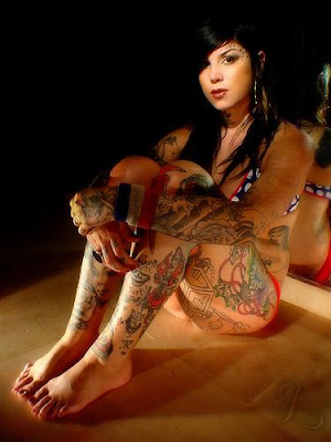 Cyber Sexy Girl Tattoo