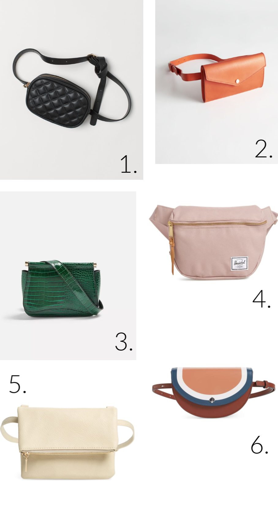 Style Edit: Belt Bags (aka Fanny Packs) | Organized Mess