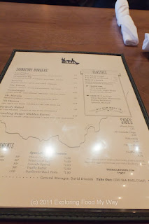 The Rail's Menu Front