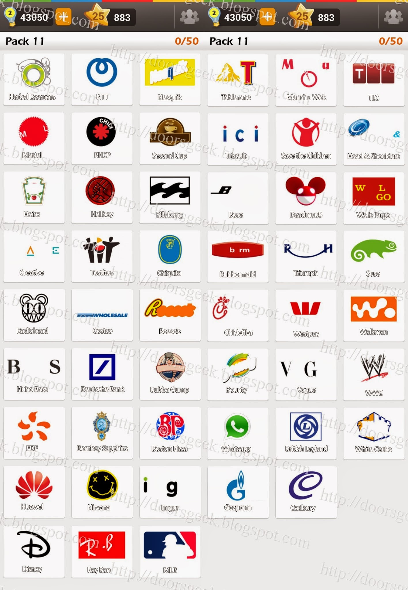 what logo game answers