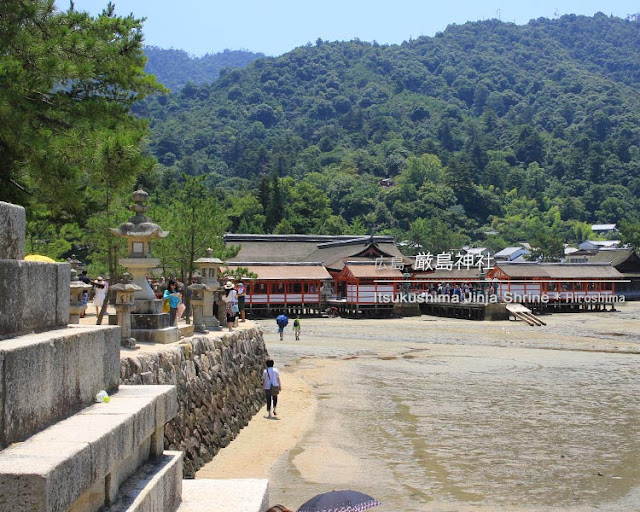 厳島神社 干潮