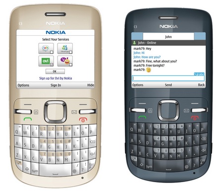 Nokia C3-00 is well-designed having a QWERTY keypad, easy to use with good 