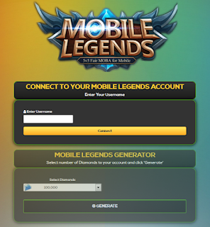 Ceton Live ML Sebagai Diamond Generator Mobile Legends 2019