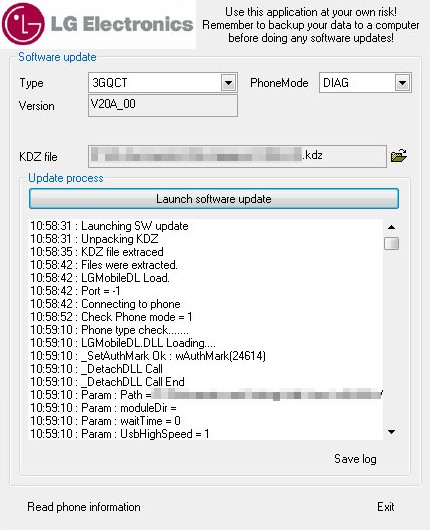 LG Update Tool