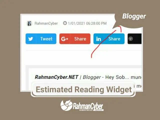 estimated reading widget