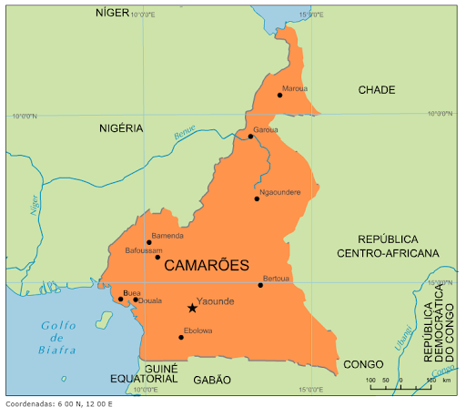 Países do Continente Africano: Camarões