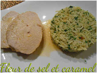 Riz sauté au persil plat