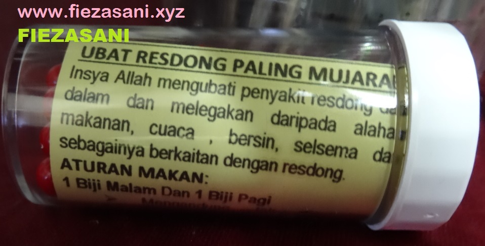 PENAWAR RESDUNG PALING MUJARAB Ubat Alternatif Untuk 