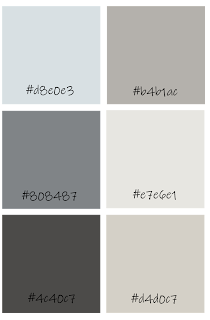 digital gray color palette chart hex codes download