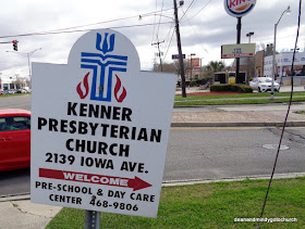 Kenner Presbyterian Church sign