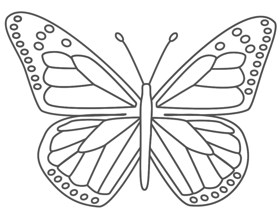 butterfly free printable coloring pages