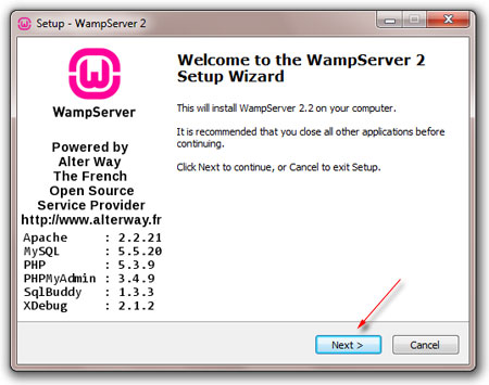 install wampserver