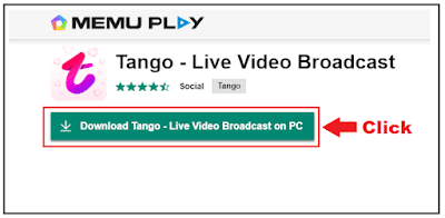 Tango app for PC