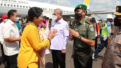 Pangdam XII/Tpr Hadiri Roadshow Ketua Umum Dharma Pertiwi Dalam Rangka Percepatan Penurunan Stunting