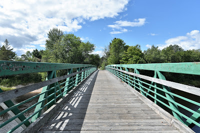 Great Trail boardwalk in Iron Bridge Ontario.