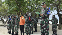 Kasrem 043/Gatam Buka Latihan Penanggulangan Bencana Alam. 