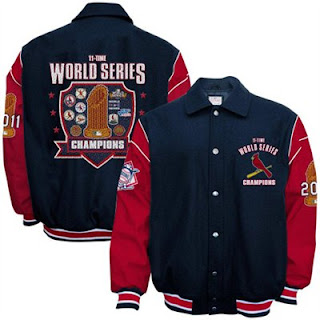 Cardinals World Series Commemorative Leather Jacket