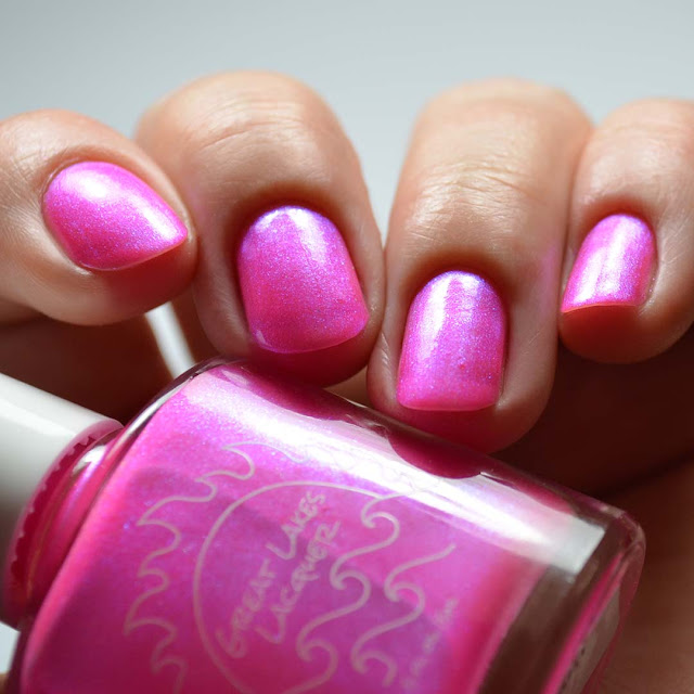 pink neon nail polish