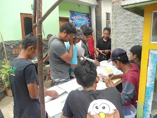 Antusias Peserta Lomba di Lapangan KMK Kebulen, Selasa 05 Desember 2017