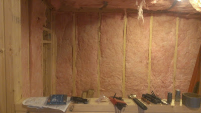 Hot room insulation complete.