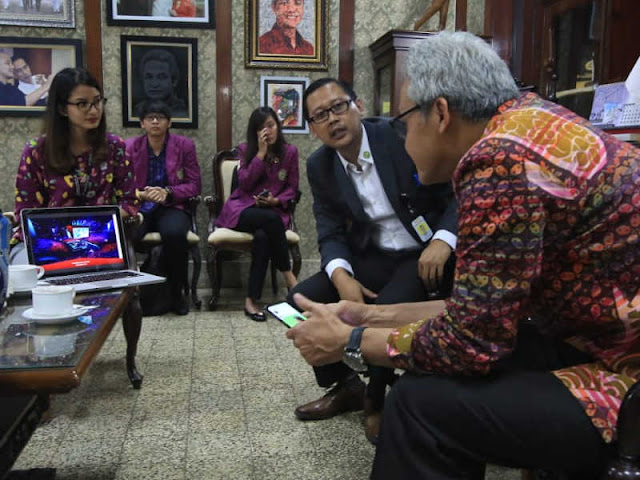 Ganjar Pranowo Dukung Atlet Jateng di Piala Presiden Esports 2019