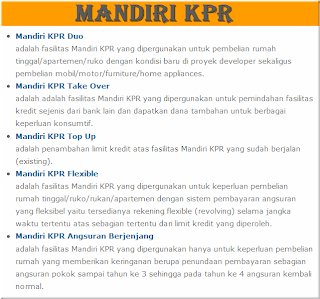 Mandiri KPR