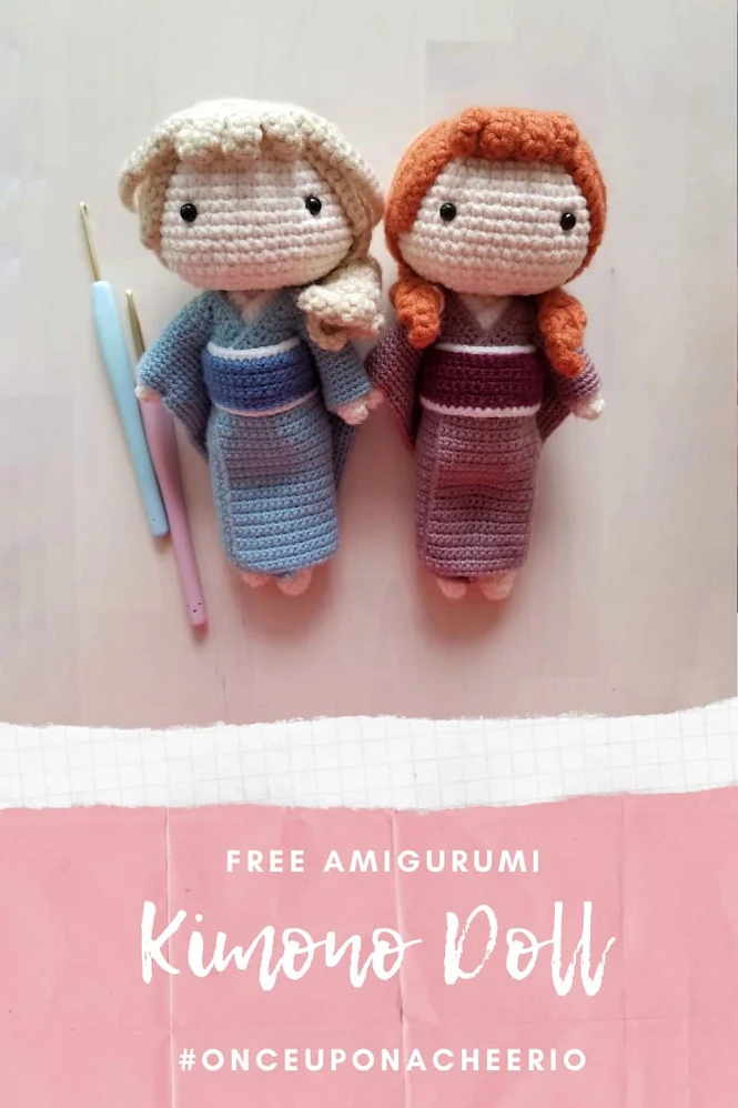 Kimono Doll Free Amigurumi Crochet Pattern