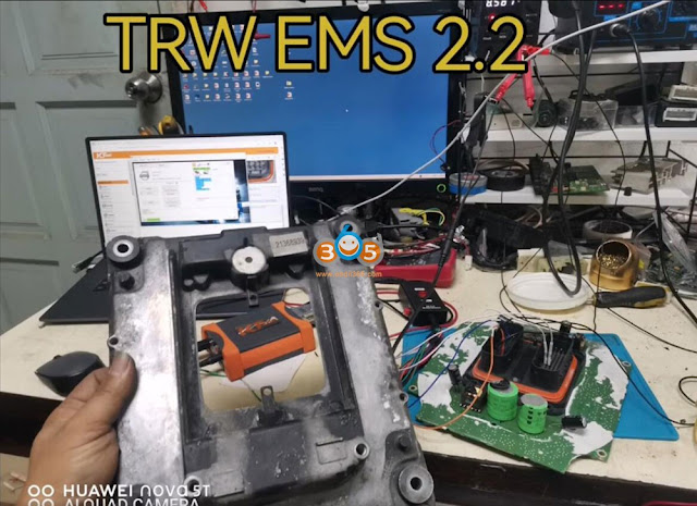 kt200 read volvo trw ems 2.2 ecu 1