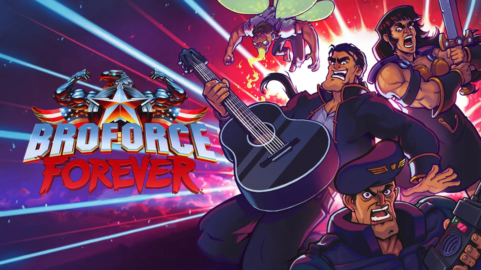 broforce forever wallpaper