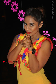 Telugu Actress Model Sri Reddy Latest Stills in Yellow Dress  0033.JPG