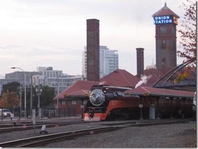 IMG_9724 Southern Pacific Daylight GS-4 4-8-4 #4449 at Union Station in Portland, Oregon on October 20, 2009
