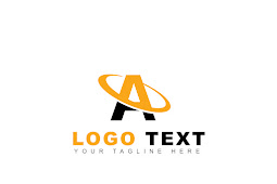Logos Of Letter A Simple Yellow and Black