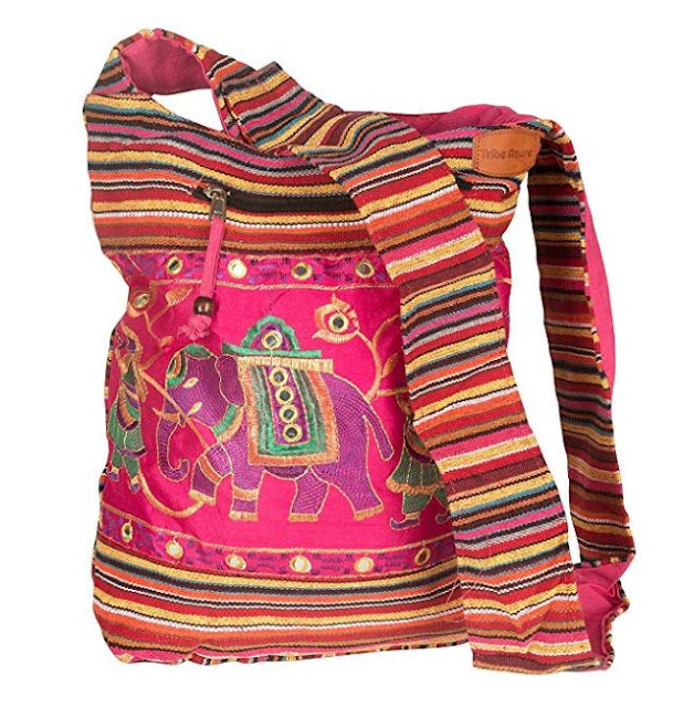 Fair trade boho bohemian bag giveaway. Blogger giveaway 2018. Low entry blog giveaways, blog giveaways 2018,fashion blog giveaway, mom blog giveaway, blog contests and giveaways. Bohemian blog. boho giveaways, win a free purse 2018. Pink Shoulder Bag Handmade Embroidered Elephant Boho Bohemian Hippie Tote Gypsy Beach Bag.