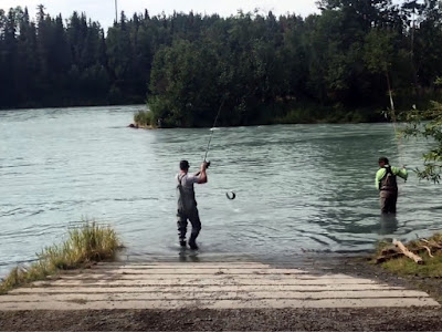 Fish On - However, It Got Away - Boat Launch at Swiftwater Park