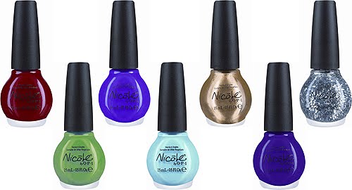 justin bieber nail polish colors. Colors from left to