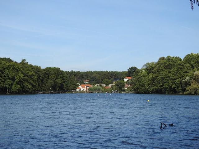 przez jezioro w Lubniewicach przebiega most