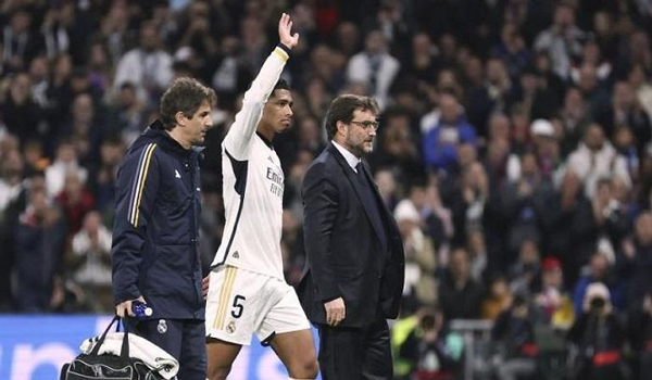 رسميا يعلن ريال مدريد إصابة جود بيلينجهام ومدة غيابه