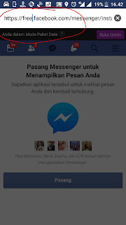 Cara buka pesan facebook di android tanpa facebook messenger