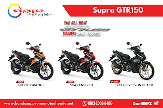 Harga kredit motor Honda Supra GTR150 wilayah Bandung