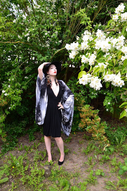 DIY self drafted kimono sleeve duster jacket cardigan dressmaking sewing blog