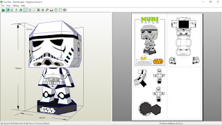 Kuri Paper - Pop Mini Funko Stormtrooper papercraft