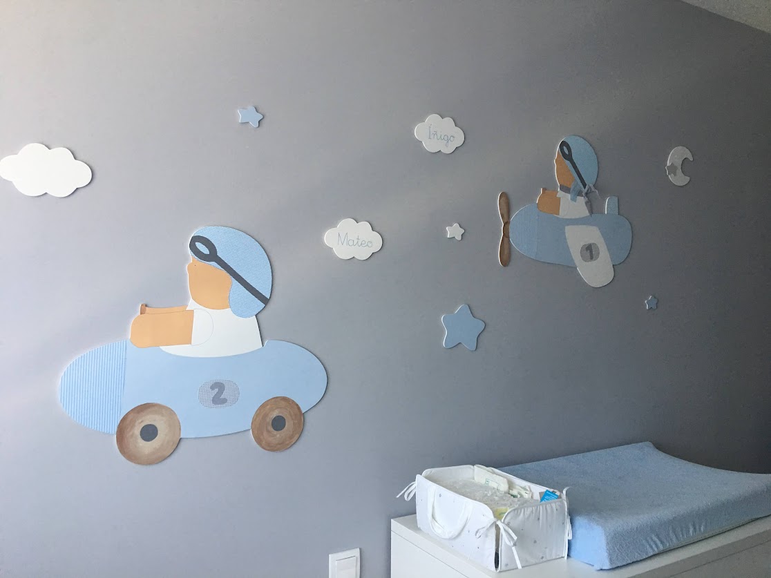 Papel Pintado Infantil para Decorar habitaciones - Blaucasa