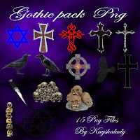 Gothic pack PNG tubes